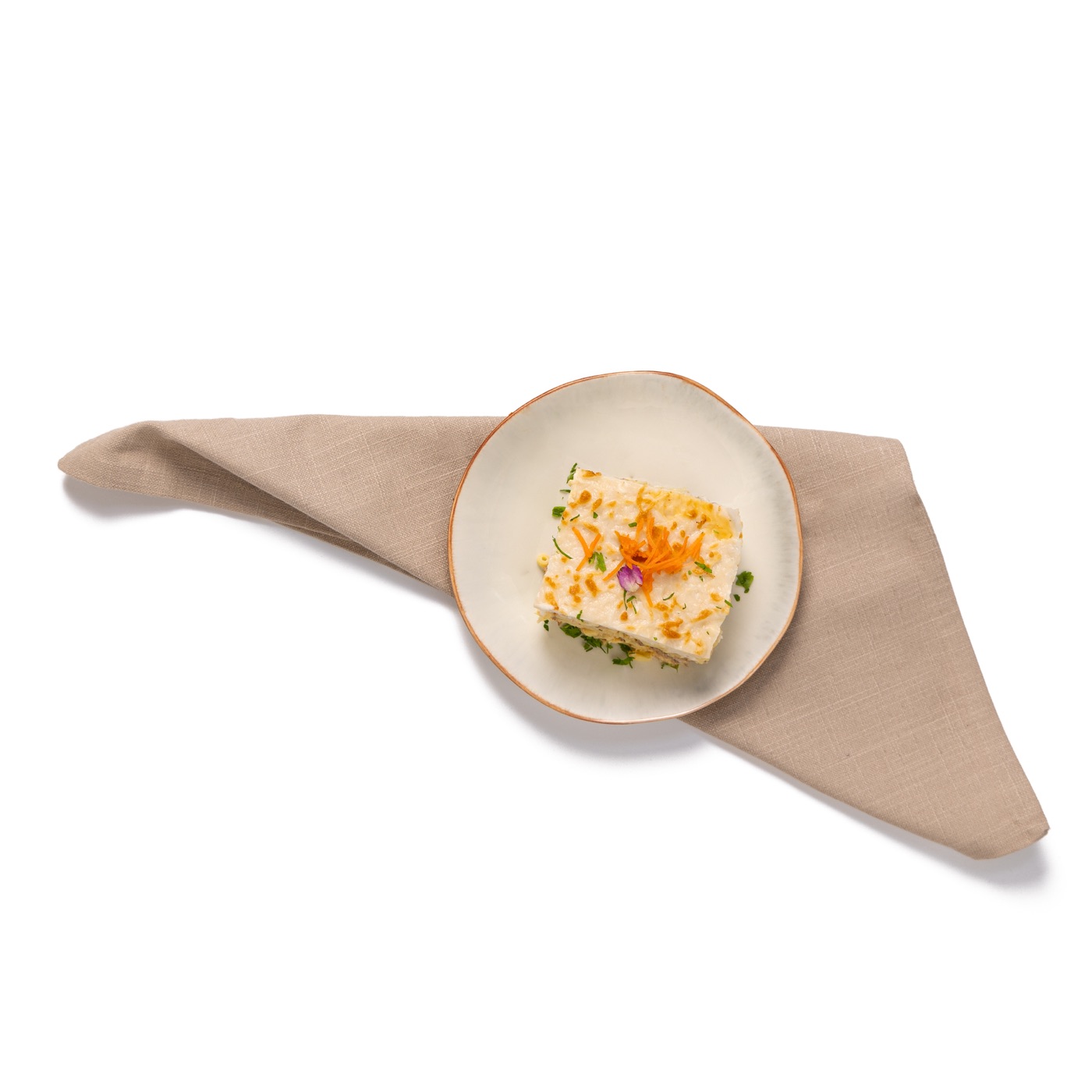 Baked macaroni with meat, one of One Third's balanced meals