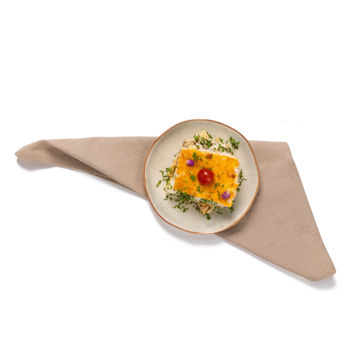 Beshmel beef bake, one of One Third's balanced meals